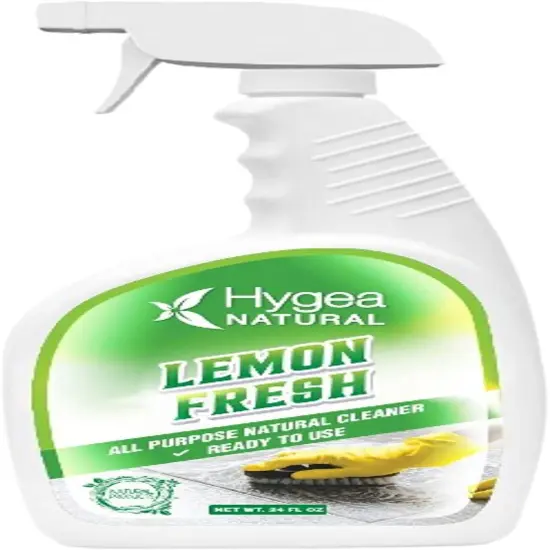 Hygea Natural Lemon Fresh - Natural All Purpose Cleaner Ready to use 24oz Spray + Refill {2}