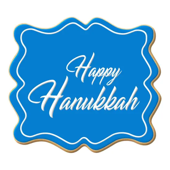 Fancy Rectangle Plaque Cookie Cutter 4 in B1572, CookieCutter.com, Tin Plated Steel, Handmade in the USA {4}