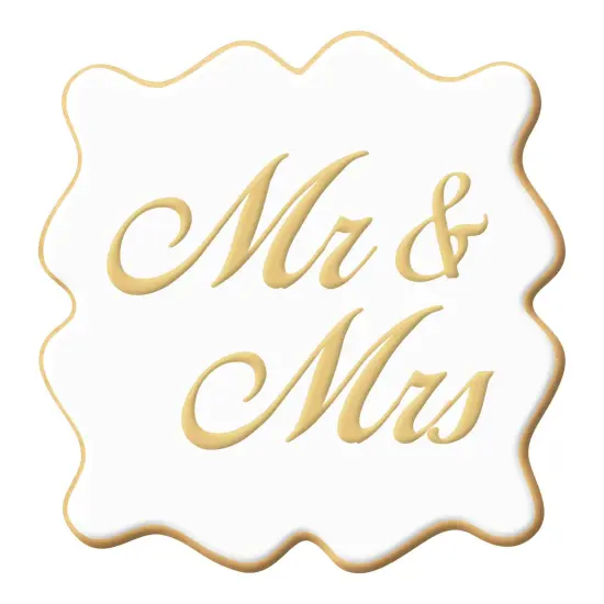 Fancy Square Plaque Cookie Cutter 3.75 in B1603, CookieCutter.com, Tin Plated Steel, Handmade in the USA {2}