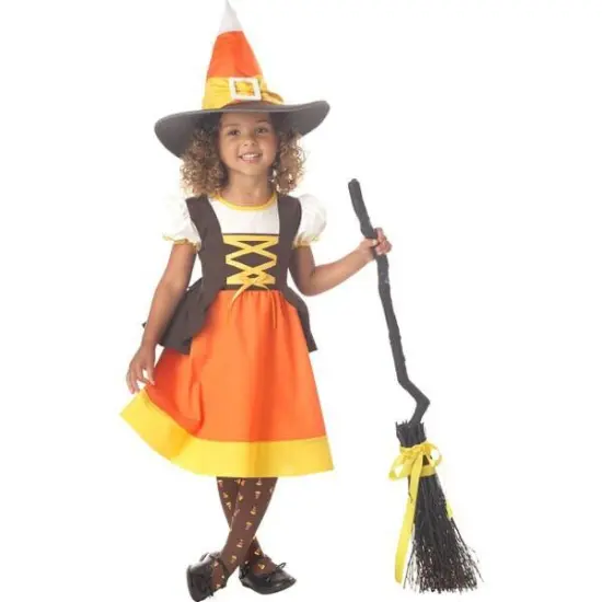 California Costumes Toddler Orange and White Candy Corn Halloween Costume - Size 3t-4t {1}