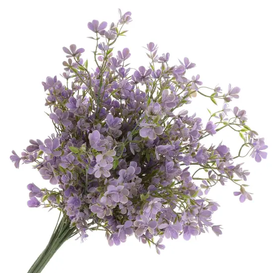 Grand Verde Forget-Me-Not Tall Artificial Flowers 29&rdquo; Long Stems Real-Touch Faux Bouquet, 5pcs Bundle Soft Pink {9}