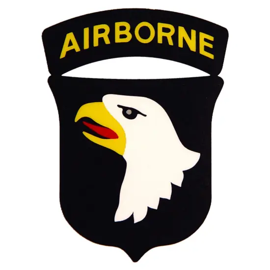 U.S. Army 101st Airborne Sticker 3-1/4" {1}