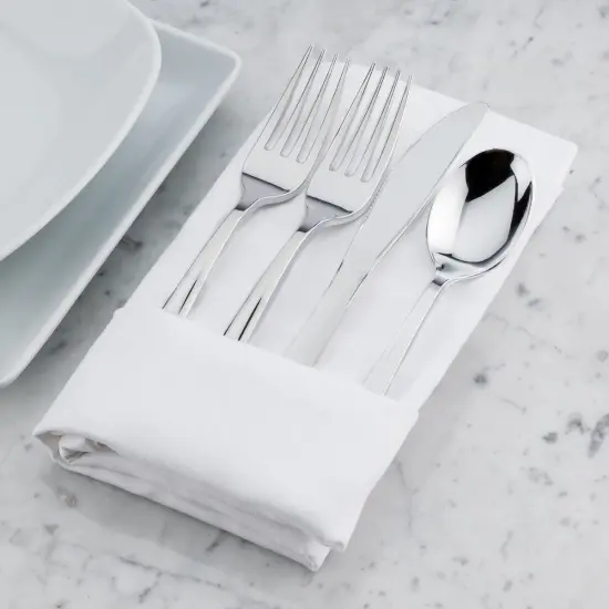 300 Pack 75 Guests - Plastic Disposable Cutlery Silverware Set (Extra Forks) {2}