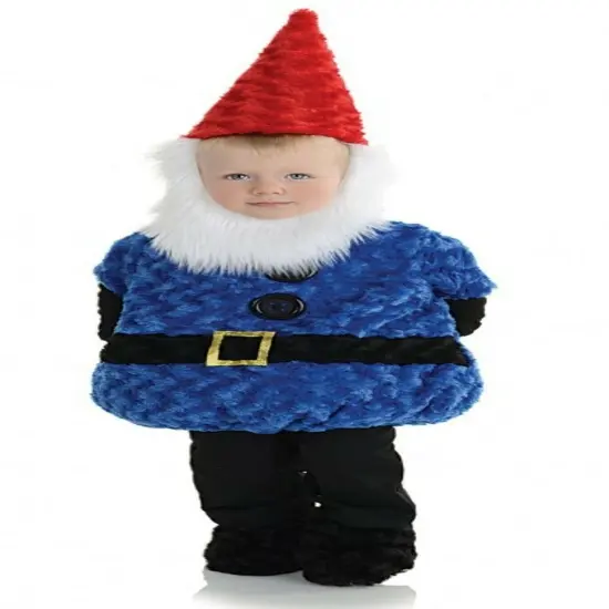 Underwraps Blue and Black Gnome Belly Babies Toddler Halloween Costume - 4T-6T {1}