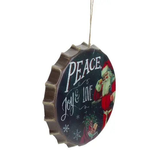 Northlight 11.75" Red and White Peace, Joy and Love Christmas Wall Decor Green {3}