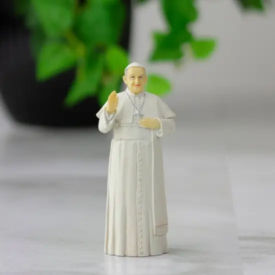 Diva At Home Joseph Studios Patrons and Protctors Pope Francis Figurine - 4" White {3}