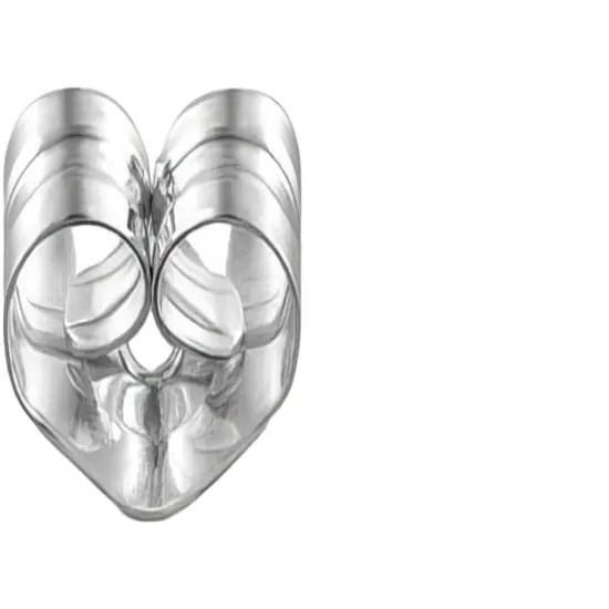 100 Sterling Silver Lightweight Friction Ear Nut 5.5mm {2}