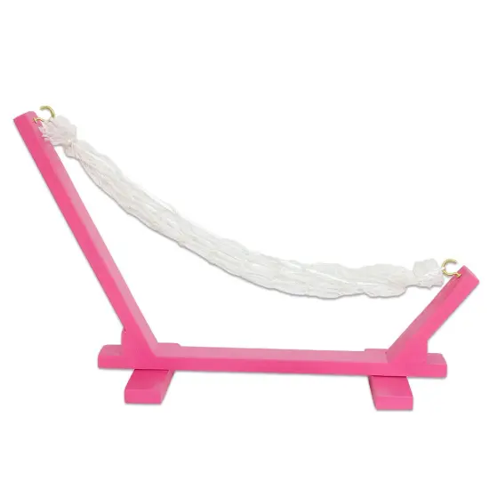 Dennis East 10" Tropical Fantasy Bright Pink Mini Hammock Wine Bottle Holder {1}