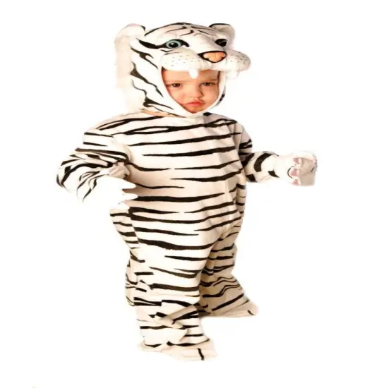 Underwraps White and Black Striped Tiger Infant Halloween Costume - 6-12 Months {1}
