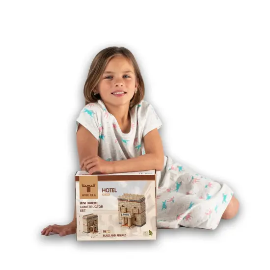 Mini Bricks Construction Set - Hotel {4}