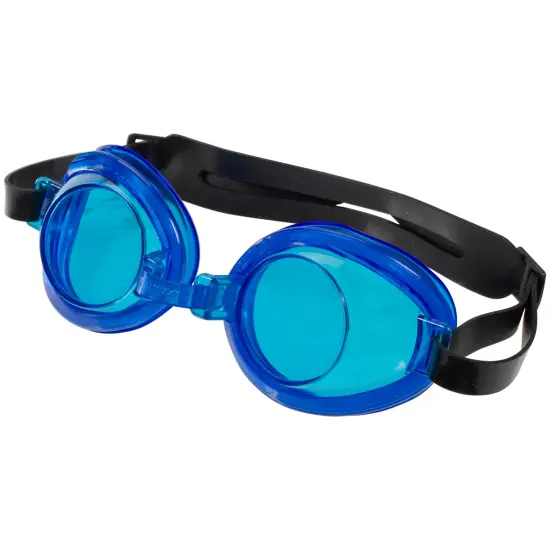 Swim Central Anti-Leak Adjustable Swimming Pool Goggles - 7" - Blue {4}