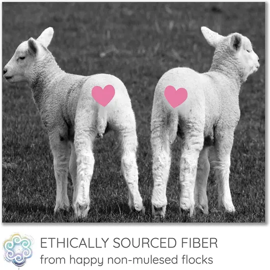 SUPERWASH MERINO Wool Roving. Ethically & Responsibly Sourced Combed Top Fiber for Spinning, Filling and Stuffing - 1 LB Bag, Natural White {4}