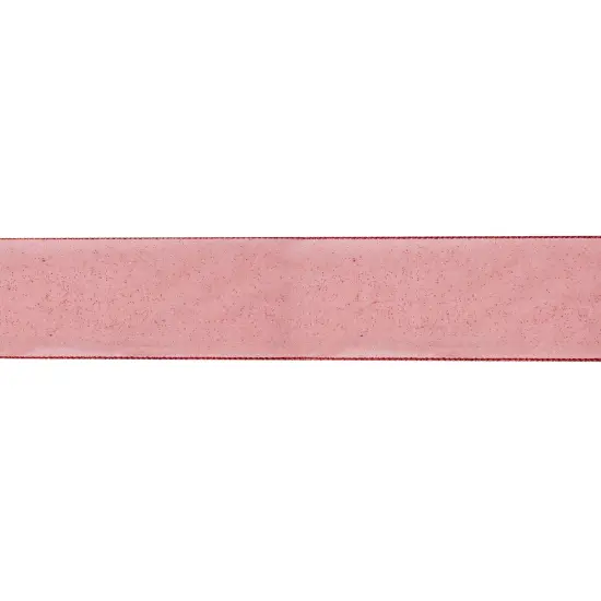 Northlight Raspberry Red Wired Christmas Craft Ribbon 2.5" x 10 Yards {3}