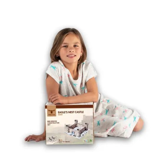 Mini Bricks Construction Set - Eagle's Nest Castle {2}