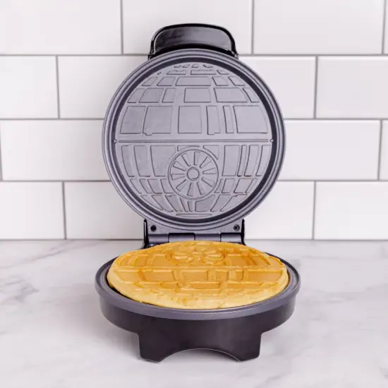 Uncanny Brands Star Wars Halo Death Star Waffle Maker {6}