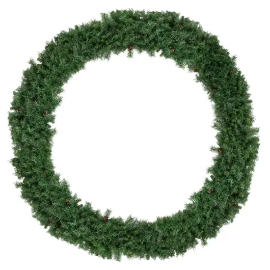 Northlight Black River Pine Commercial Artificial Christmas Wreath - 6' - Unlit Green {1}