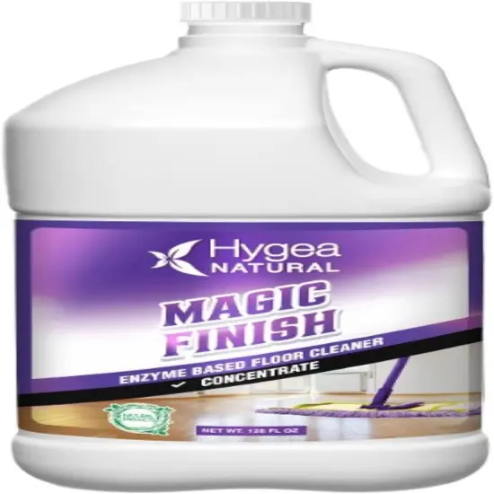 Hygea Natural Magic Finish - Natural Enzyme-Based Floor Cleaner Ready to use 24oz Spray + Refill {3}
