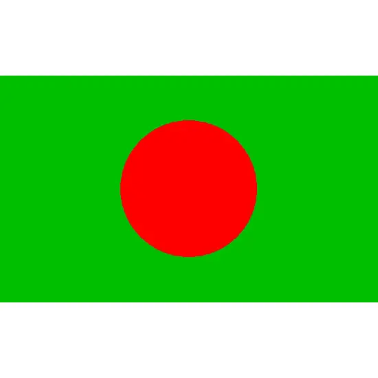Bangladesh Flag with Grommets 3ft x 5ft {1}