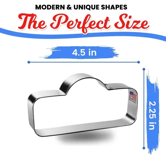 Street Sign Plaque Cookie Cutter 4.5 in B1564, CookieCutter.com, Tin Plated Steel, Handmade in the USA {3}