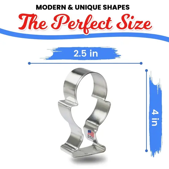 Chalice Cookie Cutter 4 in B1599, CookieCutter.com, Tin Plated Steel, Handmade in the USA {3}
