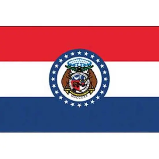 Missouri Flag with Grommets 2ft x 3ft {1}