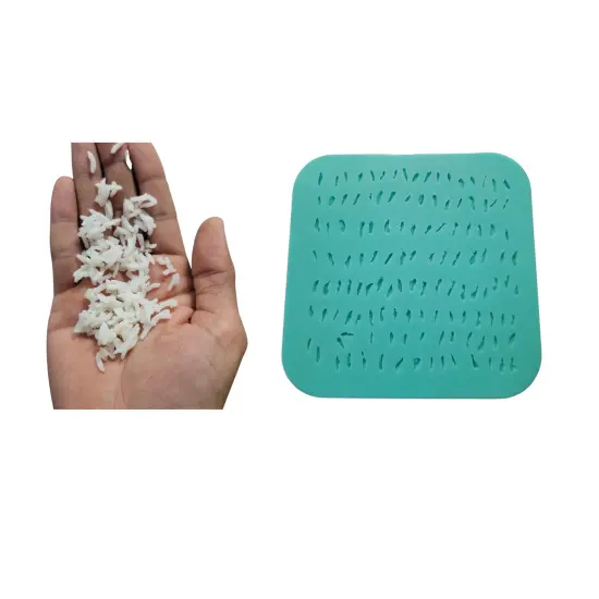 125pc Realistic Cooked Rice Grains Silicone Mold| Asian Cuisine Silicone Mold| Soap| Candle | Mold for Wax| Mold for Resin| Not Food Grade {1}