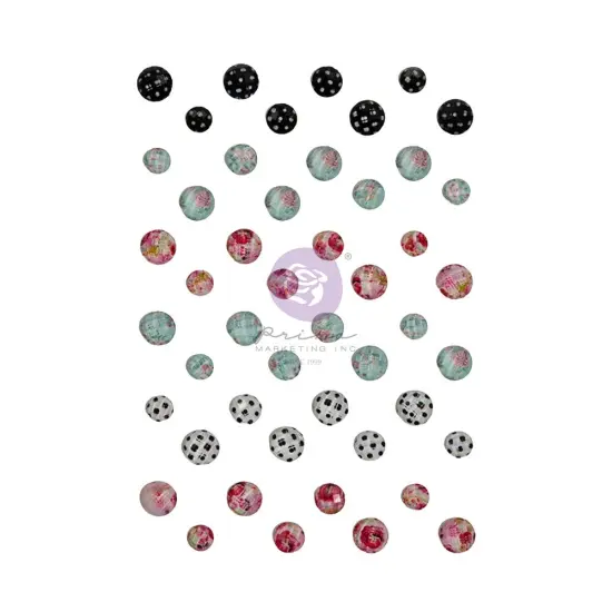 Prima Marketing Spring Abstract Say It In Crystals-Assorted Dots 48/Pkg {1}
