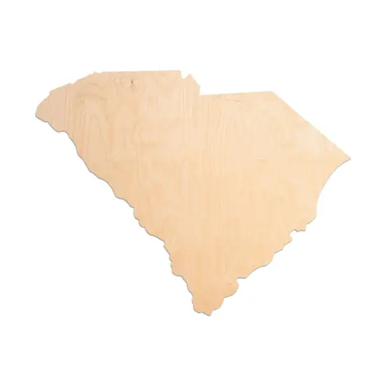 Unfinished Wood State - South Carolina {1}
