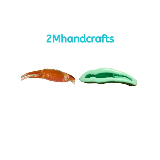 1pc Realistic Snow Crab Claw Silicone Mold| Seafood Silicone Mold| Soap| Candle | Mold for Wax| Mold for Resin| Not Food Grade {1}