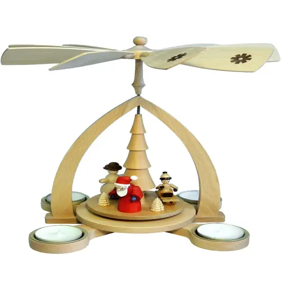 Pyrmd-Santa T-Light Each {1}