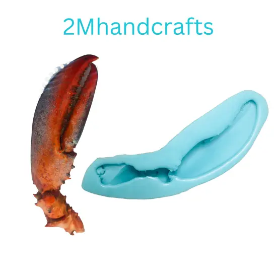 1pc Realistic Cooked Left Lobster Claw Silicone Mold| Food Shape Silicone Mold| Soap| Candle | Mold for Wax| Mold for Resin| Not Food Grade {1}