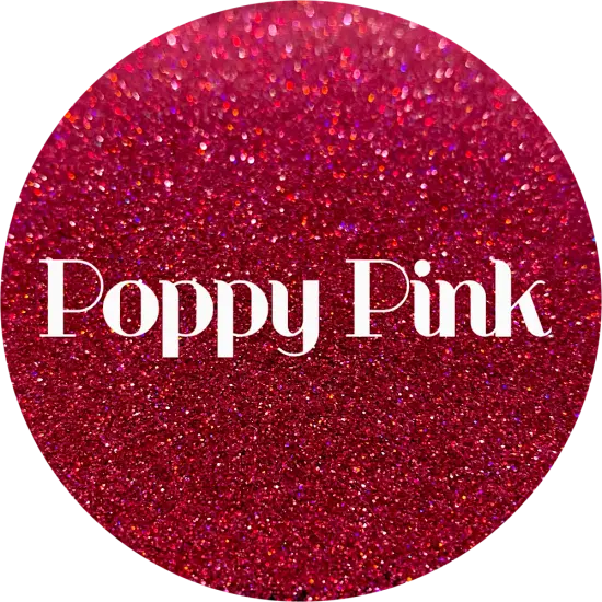 Polyester Glitter - Poppy Pink by Glitter Heart Co.™ {1}
