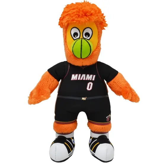 Bleacher Creatures Miami Heat Mascot Burnie 10" Plush Figure {1}