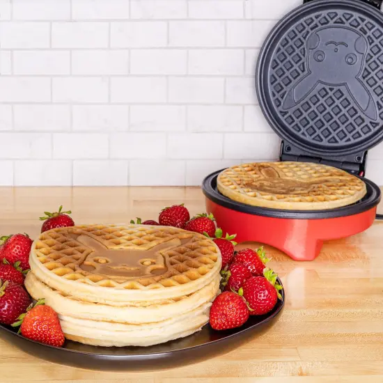 Uncanny Brands Pokemon Pikachu Waffle Maker {5}
