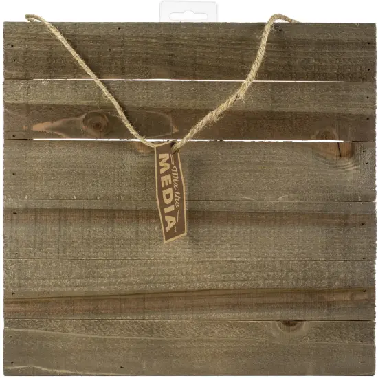 Jillibean Soup Mix The Media Wooden Plank-12"X12" Dark {1}