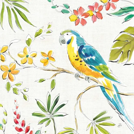 Tropical Oasis Iv White Poster Print by Daphne Brissonnet - Item # VARPDX34971HR {1}