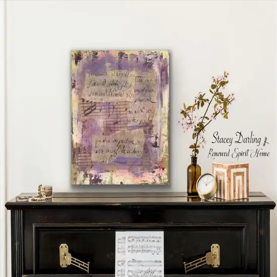 Music on Parchment for Decoupage Crafting and Multi Media Art {3}