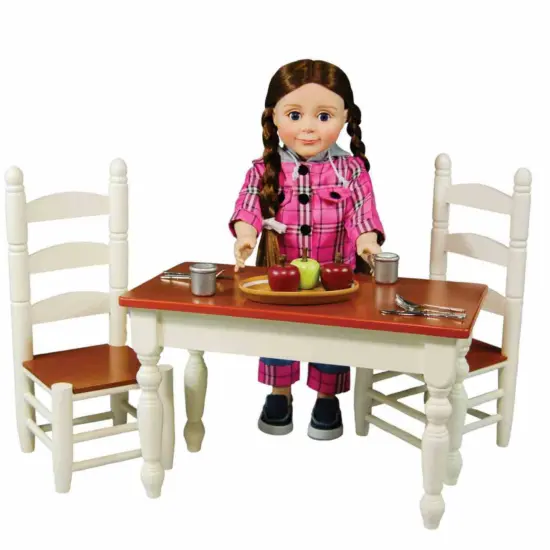 The Queen's Treasures 18 Inch Doll 29 Piece Farmhouse Style Dining Room Set {5}