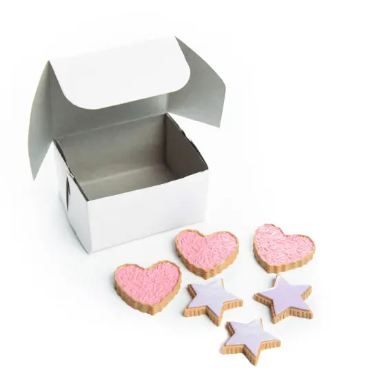 The Queen's Treasures 18 Inch Doll 6pc Hearts and Stars Frosted Cookies {2}