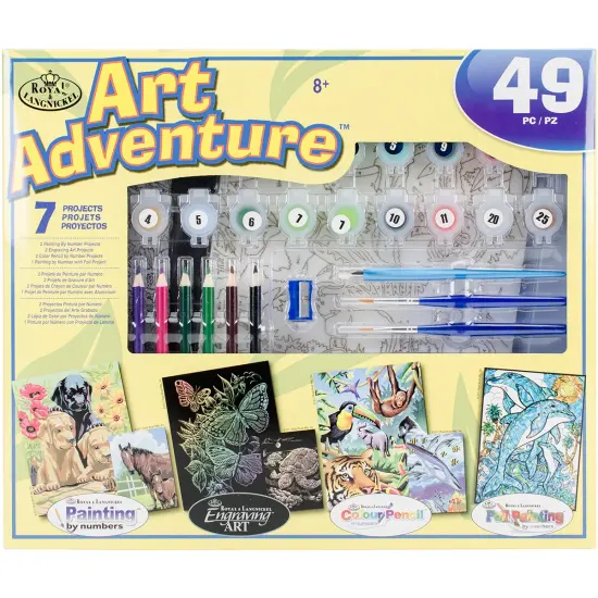 Royal & Langnickel(R) Art Adventure Super Value Set 49pcs {1}