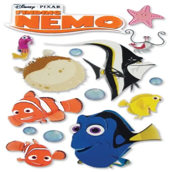 EK Success Disney Dimensional Stickers - Finding Nemo, 15pcs {1}