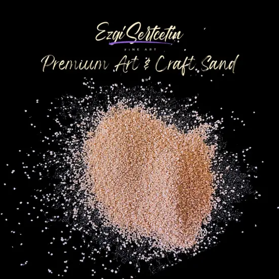 Premium Art Sand|Craft Sand|Unique Metallic-Neon Colors|Excellent Quartz Sand|10 oz|Excellent for Artwork|DIY|Sand Painting|Wedding Decoration|Vaze Filling|Ezgi Sertcetin Crystal diamondwhite {5}