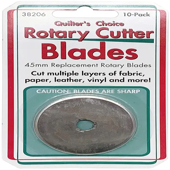 Sullivans Quilter's Choice Rotary Cutter Blades 10/Pkg-45mm {1}
