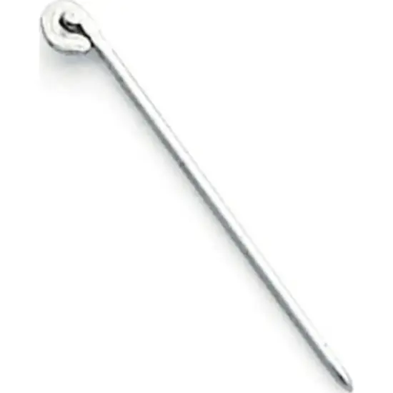 Sterling Silver 19GA Pin 1" - Pack of 12 {1}