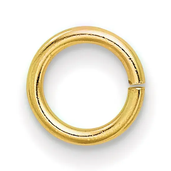 14K Gold 18GA Jump Rings 7.4mm {1}