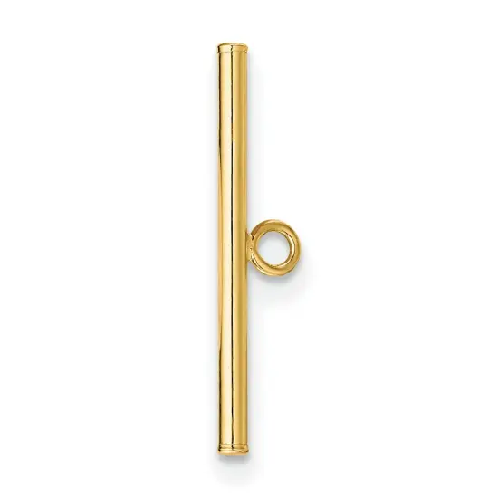 14K Gold Toggle Clasp Bar 17.9mm {1}