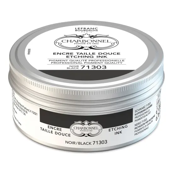 Charbonnel Etching Ink - Black 71303, 200 ml {1}