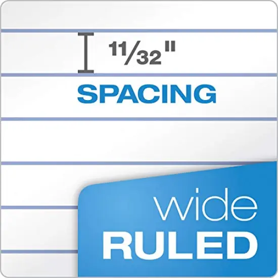 Oxford 1-Subject Notebooks, 8" x 10-1/2", Wide Rule, 70 Sheets, 3 Pack, Color Assortment May Vary (65029) {6}