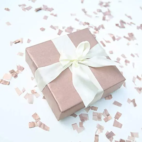 100 Sheets 20X14 Premium Metallic Rose Gold Tissue Gift Wrap Paper Bulk, Great for Gift Bag, Recyclable Gift Wrapping Accessory, Perfect for Small Gift bags, Pinata, Wedding, Party, Cutout {5}