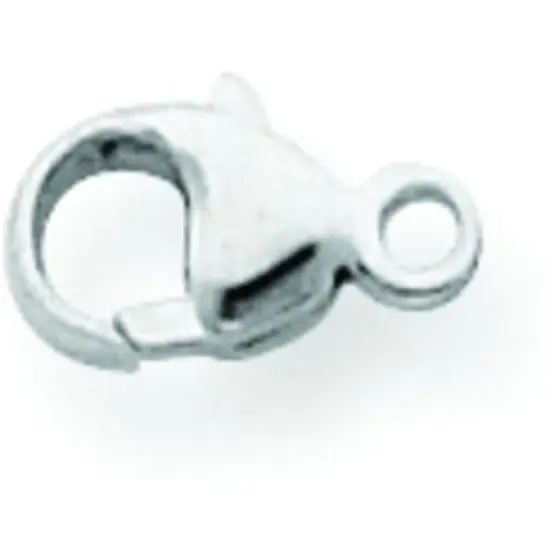 14K White Gold Lobster Clasp (9.40Mm To 12.90Mm) {1}